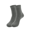 Mens Work Bamboo Cotton Spandex Plain Brown Black Crew Tube Formal Luxury Business Dress Socks