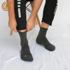 New Wholesale Solid Color Double Needle Men′s Socks Medium Tube Business Socks