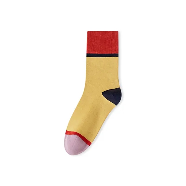 Men′s and Women′s Tide Socks MID-Calf Socks Breathable Cotton Socks Cotton Socks Anti-Oduor Antibacterial Casual Women′s Socks