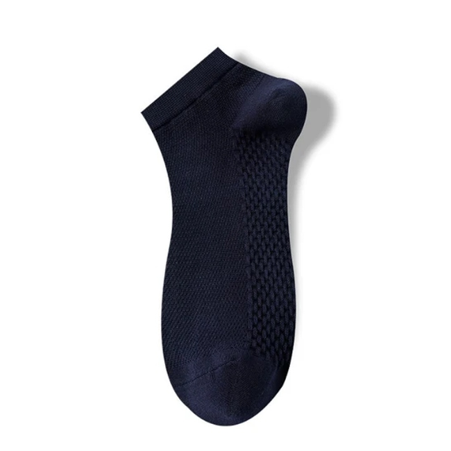 Solid Color Business Short Cotton Waist Summer Deodorization Sports Ankle Socks