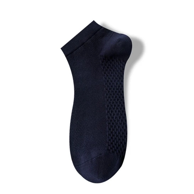 Solid Color Business Short Cotton Waist Summer Deodorization Sports Ankle Socks