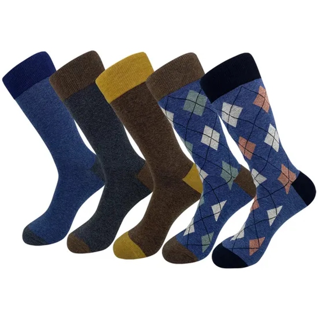 Xianghui Business Autumn Thick Dress Unisex Cotton Wholesale Men Happy Socks