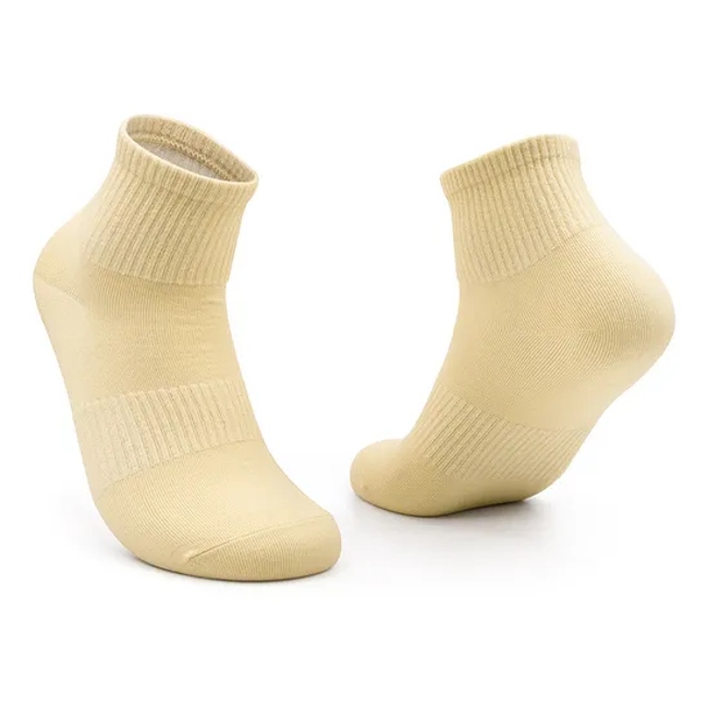 Men′s Anti-Oduor Absorbent Women′s Breathable Short Socks Winter Antibacterial MID-Calf Socks Non-Slip Invisible Boat Socks