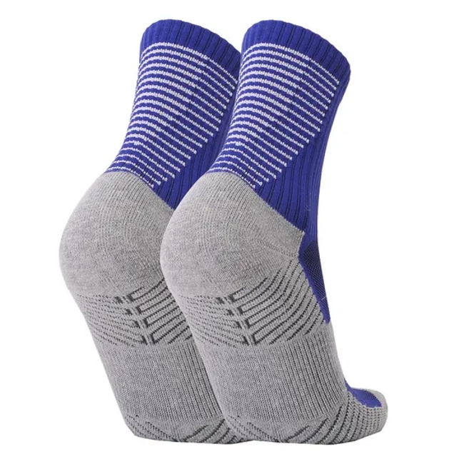 Customized MID Length Football Socks, Towel Soles, Cotton Soles, Anti Slip Strips, Thickened Sports Socks, Training Socks