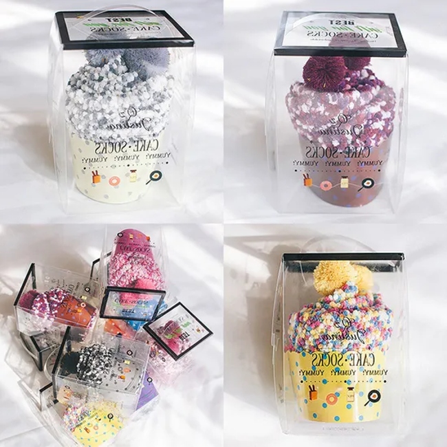 Ladies Cake Socks Christmas Socks Coral Velvet Floor Socks Chrysanthemum Yarn Sleep Socks Cake Socks