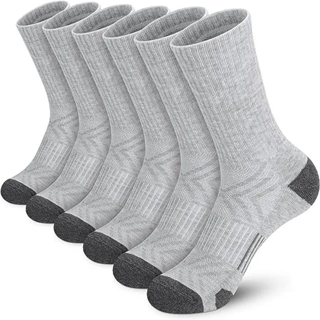 Socks Men′s Solid Color MID Cotton Socks Sweatproof Odorless Breathable Basketball Sports Socks Hundreds of Trendy Casual Socks