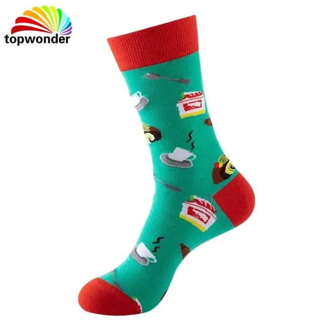 Customize All Sorts of Colorful Sock Knee High Sock Food Sock Crew Sock in Many Colors, Sizes and Material