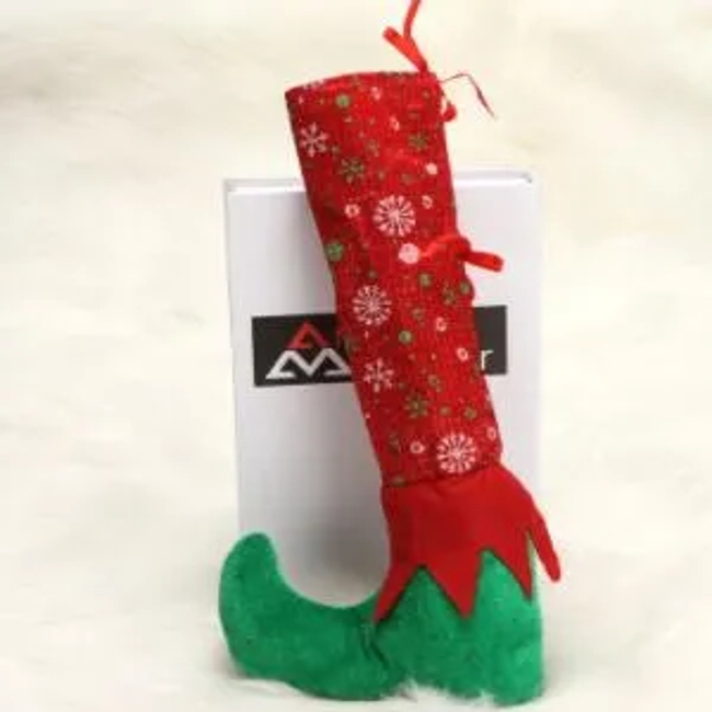 Elf Feet Boots Christmas Table Leg Socks