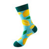 Custom Wholesale Plain Knit Men Business Socks Fashion Happy Crew Man Cotton Socks
