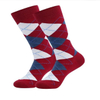 Best Quality Hot Sales Classic Argyle Patterned Business Women Dress Office Socks