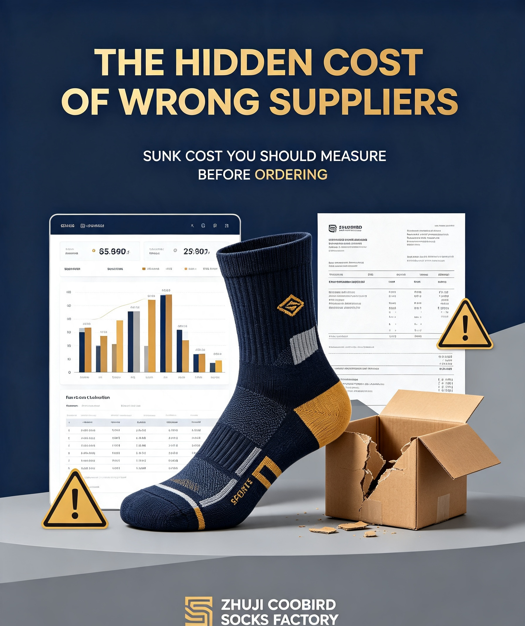 The Huge Sunk Cost of Choosing the Wrong Socks Supplier | Upgrade Your Procurement Strategy