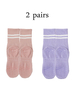 durable Women's Striped Casual Sports Breathable Mid-calf 