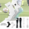 AI-MICH Anti Slip Custom Quality Crew Embroidery Print Compression Football Grip Sport Socks