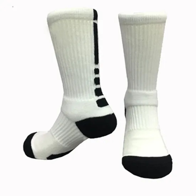 High Quality Custom Logo Men Compression Sports Basketball Socks
