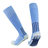 Custom Logo Compression Knee High Socks Stripe Knit Open Heel Stirrup Toeless Long Sport Socks