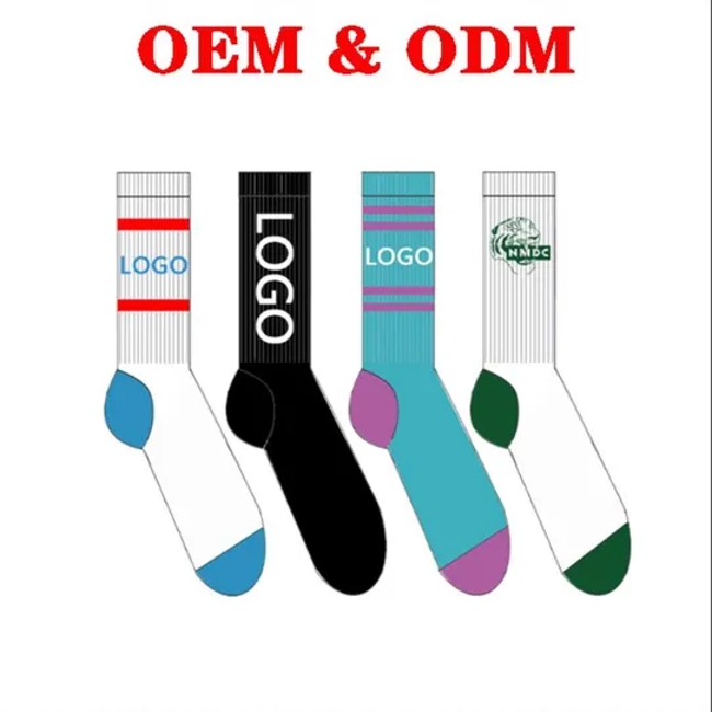 Wholesale Bulk Custom Logo Breathable Sweat-Wicking Socks Compression for Men Women