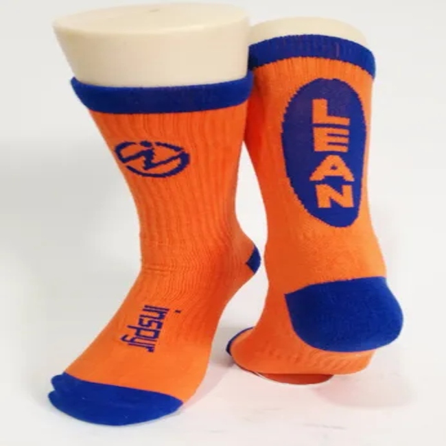 Bulk Custom Design Jacquard Man Compression Cotton Sport Socks