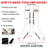 Uron Custom Cotton Regular Compression Sport Thigh High Socks
