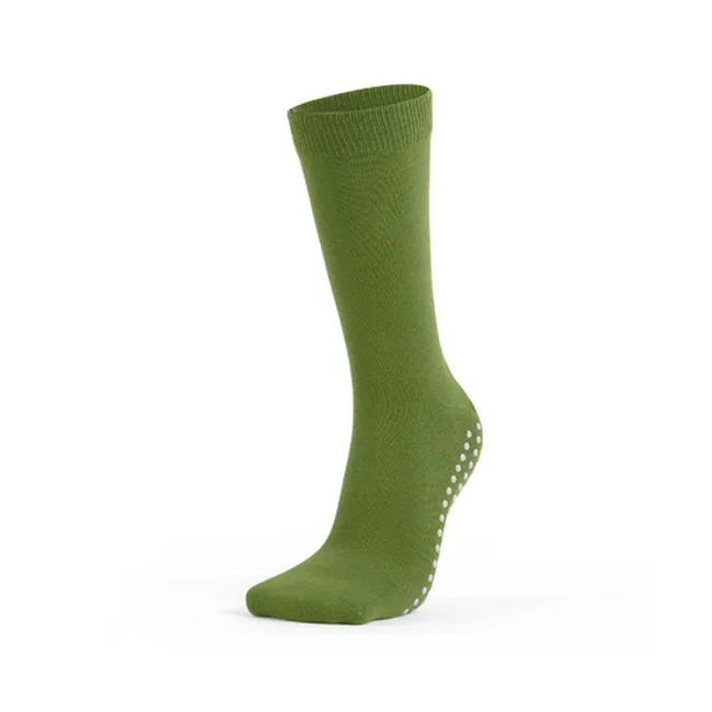 Professional Anti Slip Sweat Absorbing MID Tub Yoga Socks