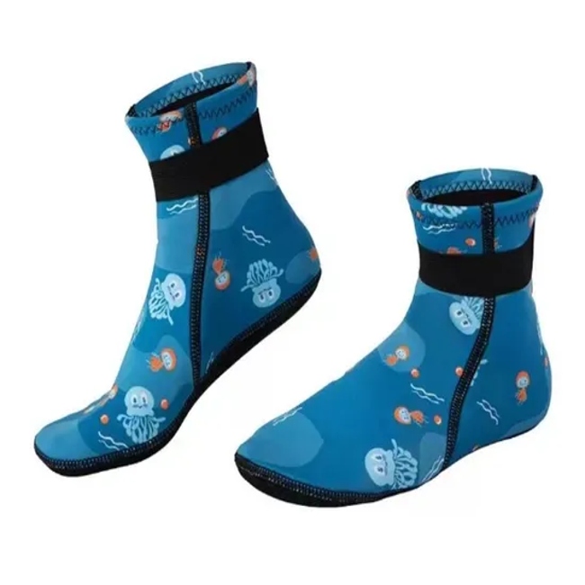 Surfing, Diving, Swimming, Beach Neoprene Socks for Children, Kids, Students,