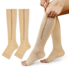 Zipper Medical Compression Socks Pain Relief Men Women Nylon Elastic Socks Sports Socks