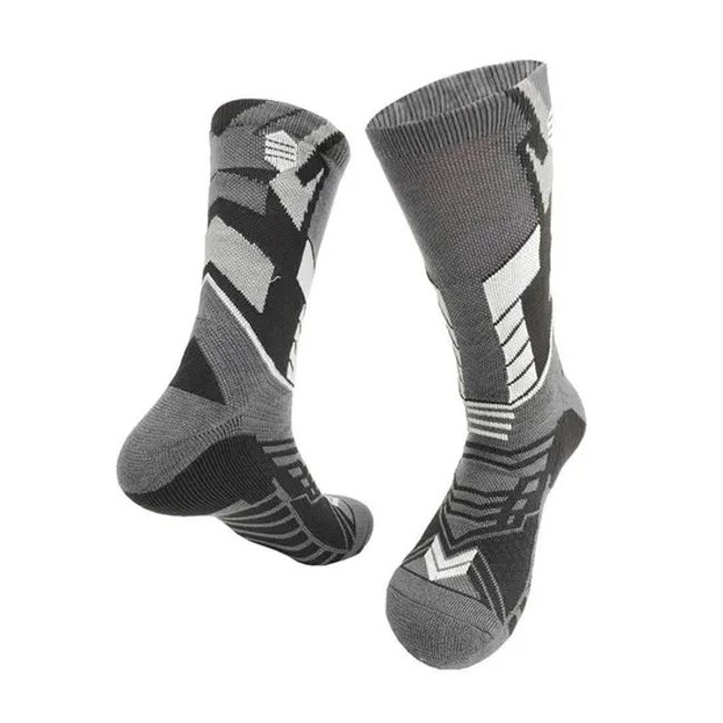 151-C33# MID-Calf Anti-Slip Football Training Socks for Adults