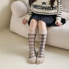 Korean Version Children′s High Tube Cute Cartoon Print Leggings Calf Socks