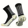 Men′s Short Crew Socks with Anti-Slip Silica Gel Sweat Shock Absorbing Athletic Socks for Sports Football Soccer Super Foot Bowl