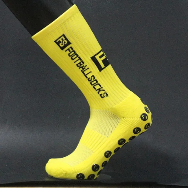 Custom Made Terry Bottom Compression Socks Athletic Anti-Slip Grip Football Socks Short Sports Soccer Socks