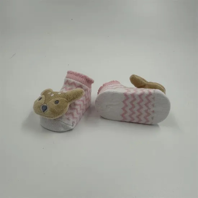 Casual Combed Soft Cotton Plain Striped Socks for Children