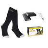 Washable Rechargeable Electric Heating Cycling Socks 3 Modes Elastic Cotton Socks for Winter Outdoor Activities (with Power Bank)