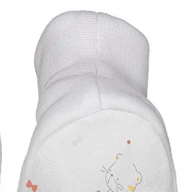 Allover Print Cotton Fabric Baby Socks