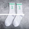 Wholesale Personality Cozy Warm Hip Hop Street Style Custom Letter Socks logo Ribbed Crew socks