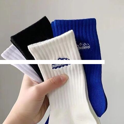 Men s & Women s Lightweight Crew Socks Breathable Poly Cotton Blend Athletic Socks for Spring Summe