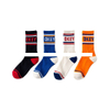 Cheap Price Durable High quality Personality Cozy Warm Hip Hop Street Style Custom Letter Socks logo Ribbed Crew socks