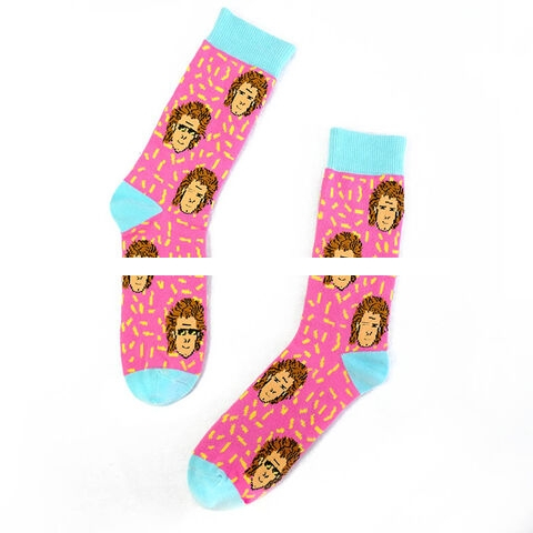 Cheap Price Durable High quality Personality Cozy Warm Hip Hop Street Style Custom Letter Socks logo Ribbed Crew socks