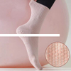 Custom women s yoga grip socks with logo non slip anti slip gym pilates yoga socks custom logo