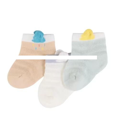 OEM Low MOQ Newborn baby socks mesh breathable cotton cute cozy short comfy pure color