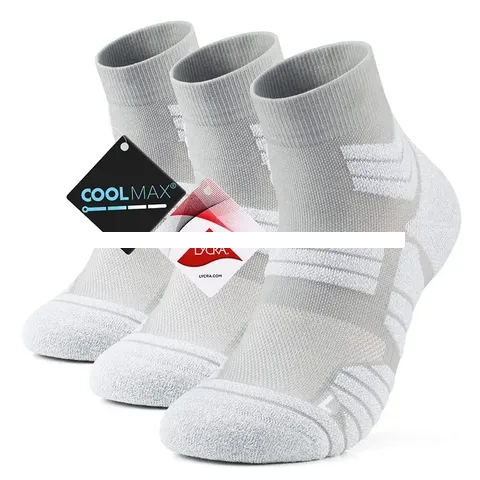 Athletic Running Sports Coolmax Moisture Wicking Seamless Socks for men