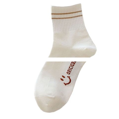 Hot Sell Korean Fashion Cute Style Women s Socks Custom Solid Cotton Crew Socks For Wholesale