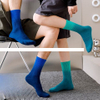 High Quality Man Spring Summer Breathable Anti odor Combed Cotton Socks Custom logo Gradient Color Sports Leisure Crew Socks