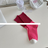 Custom Rose Pink Crew Socks Red Girl Diamond Socks Comfortable Double Needle Women s Socks