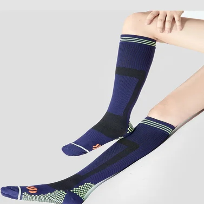 Customized Pressure Socks, Jump Rope, Calf Compression Socks, Running Women′s Fitness Socks, Women′s Cycling Socks, Calf Protection, Yoga, Breathability