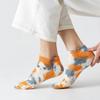 Comfortable Cotton Compression Socks with Trendy Tie Dye Design