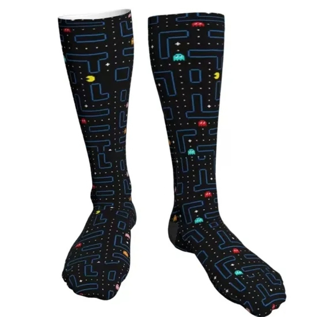 Customized 3D Digital Printed Socks Trendy Compression Socks Animal Socks Adult Cat Socks Women′s Heat Transfer Printed Sports Socks