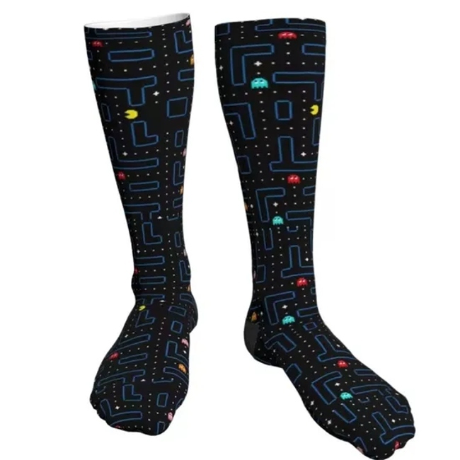 Customized 3D Digital Printed Socks Trendy Compression Socks Animal Socks Adult Cat Socks Women′s Heat Transfer Printed Sports Socks