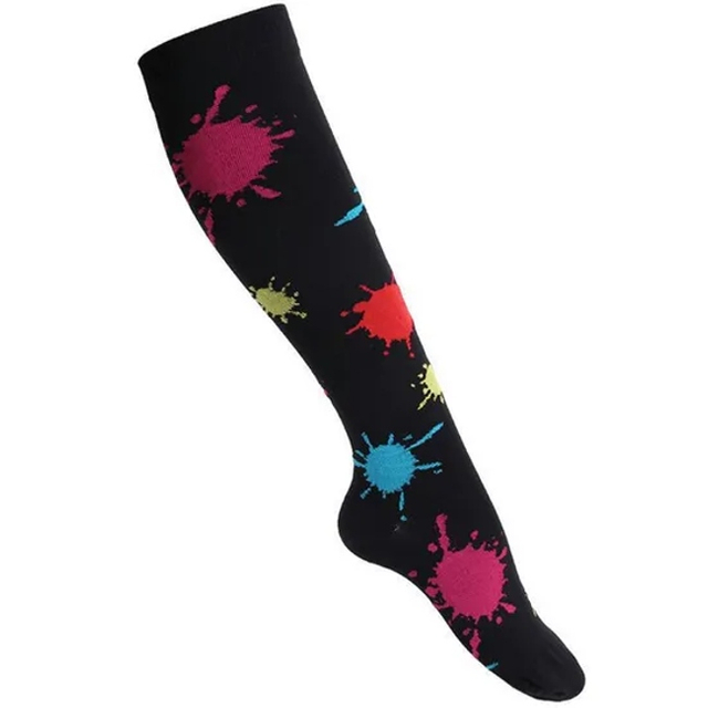 Multi Color Custom Men Women Wholesale Cotton Compression Socks