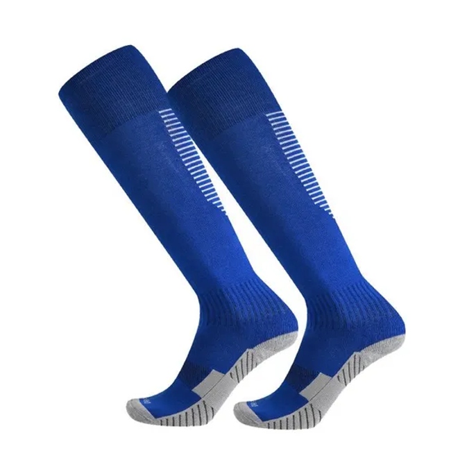 Custom Men′s Soccer Socks Kids Football Compression Sport Socks Thicken Towel Bottom Sports Stockings Knee High