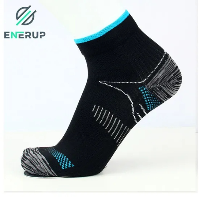 Enerup Men Coolmax Cycling Socks Sport Compression Socks Graduated