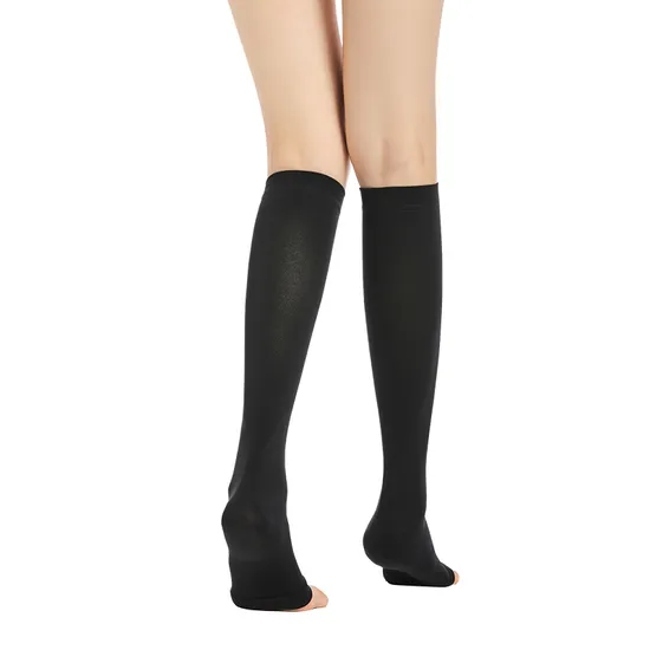 Medical Grade Socks with Toe Coverage Professional Manufacturer Post Surgical Socks Post Recovery Surgical Varicose Veins Thigh High Compression Garment
